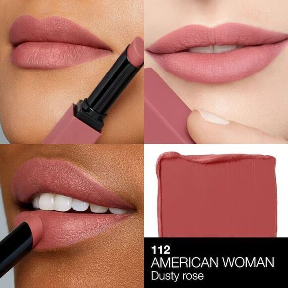 NARS  Powermatte Long-Lasting Lipstick-AMERICAN WOMAN - Picture 4 of 9